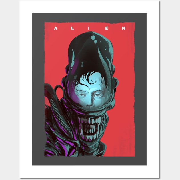 alien Wall Art by Kotolevskiy